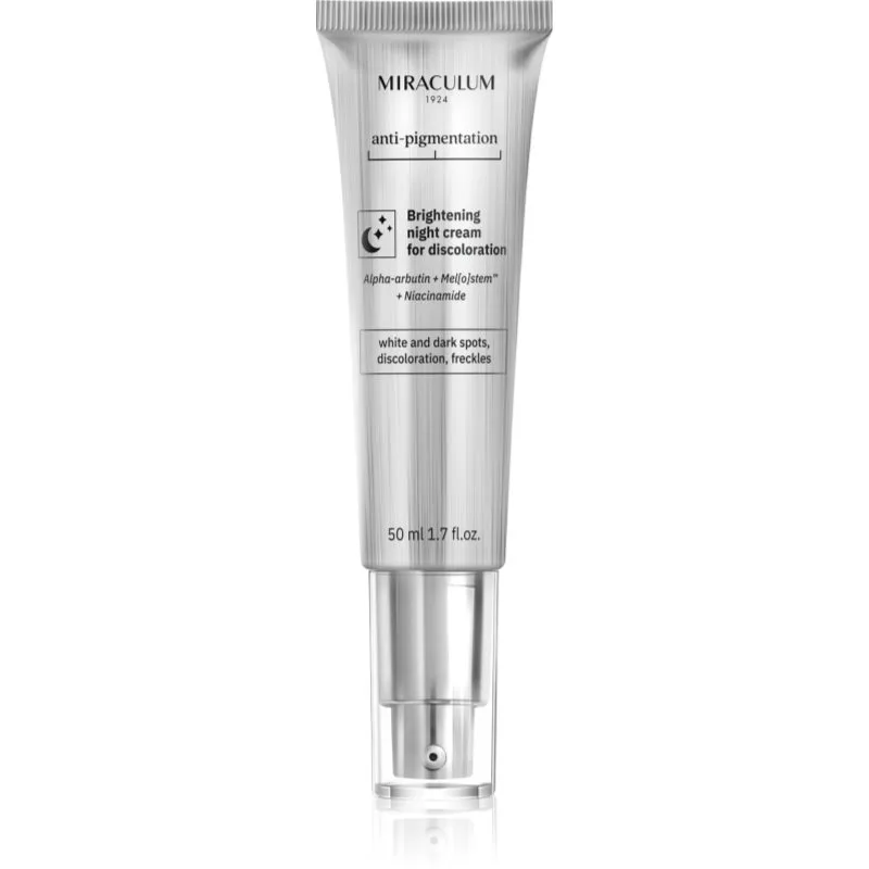 Miraculum Anti- Pigmentation λαμπρυντική κρέμα νύχτας για την αντιμετώπιση των καφέ κηλίδων 50 ml