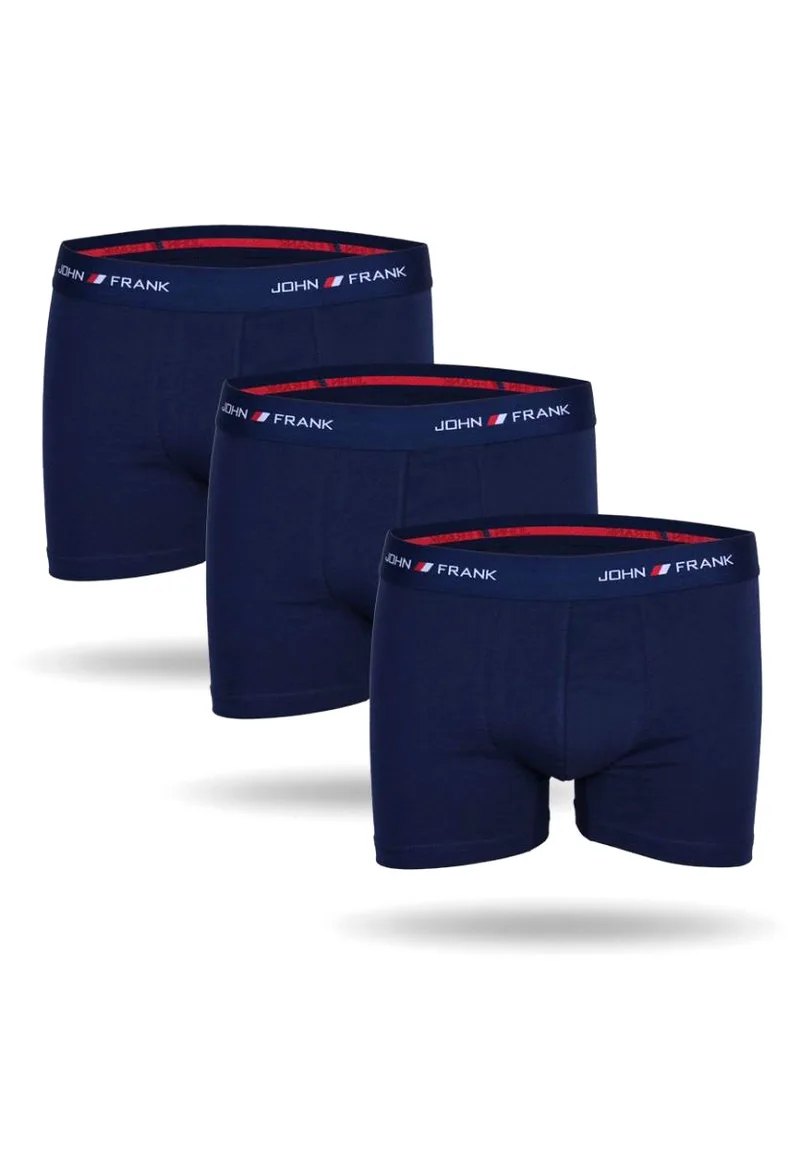 Boxer John Franks Blue 3 Τεμ. JF3B09