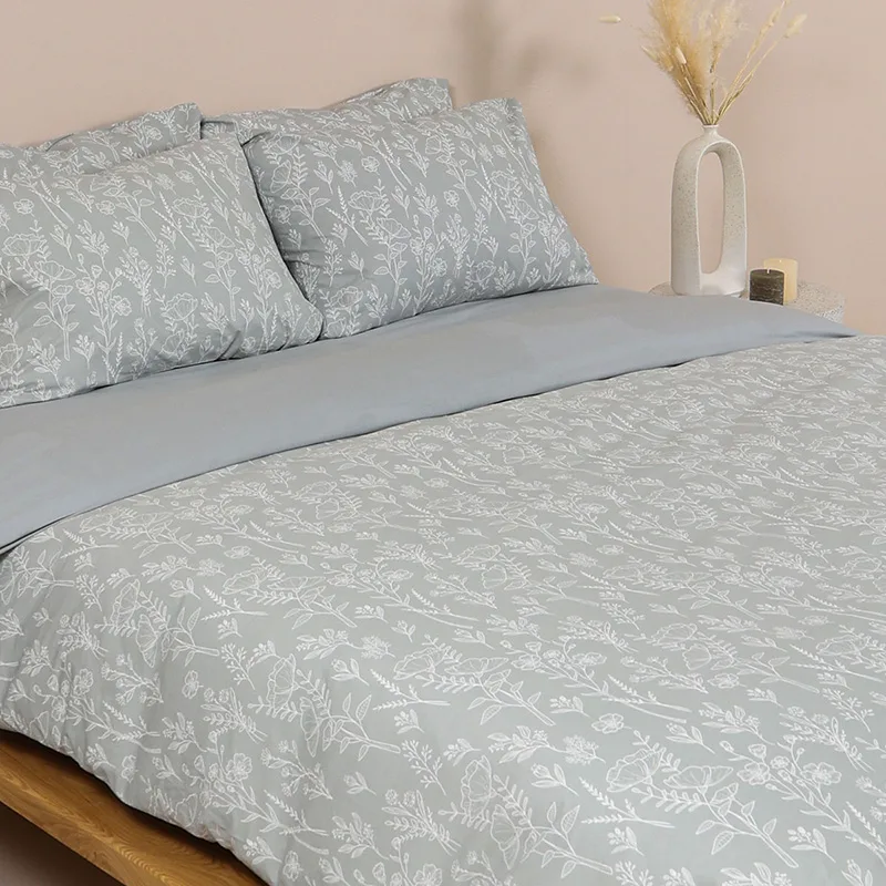 Παπλωματοθήκη Μεμονωμένη Μονή 170X250 Sunshine Cotton Feelings 2050 Grey (170x250)