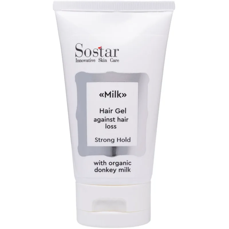 Sostar Το Γάλα Hair Gel for Men Strong Hold Ανδρικό Gel Μαλλιών Κατά της Τριχόπτωσης με Βιολογικό Γάλα Γαϊδούρας 50ml