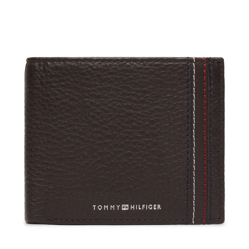 Πορτοφόλι Tommy Hilfiger Th Central Cc & Coin AM0AM14233 Καφέ