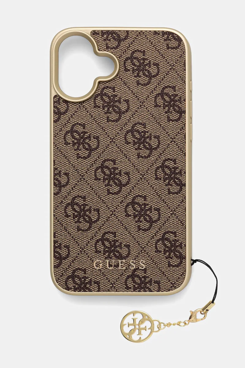 Guess θήκη τηλεφώνου από απομίμηση δέρματος iPhone 16 Plus