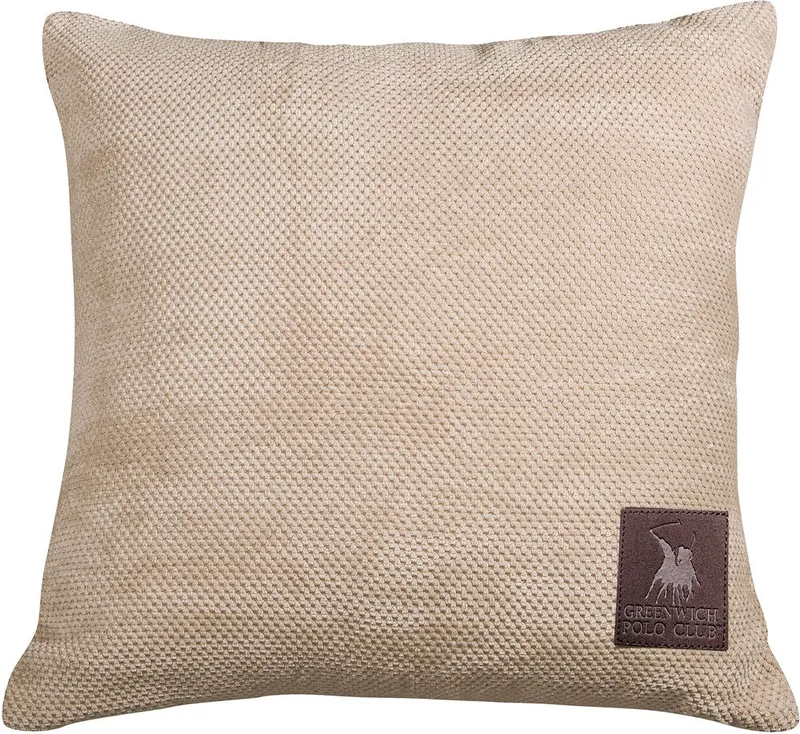 ΔΙΑΚΟΣΜΗΤΙΚΟ ΜΑΞΙΛΑΡΙ GREENWICH POLO CLUB 2734 ΜΠΕΖ (42X42CM)
