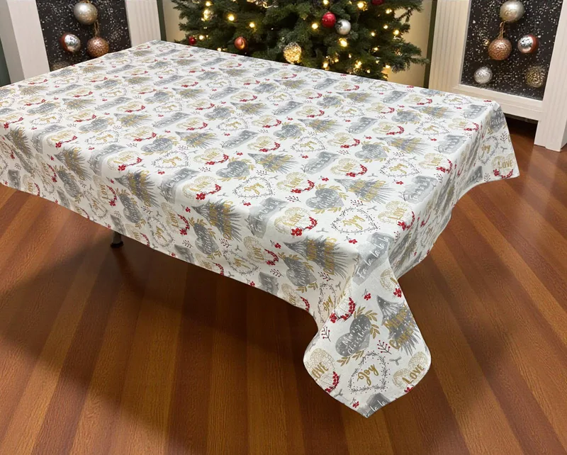 ΧΡΙΣΤΟΥΓΕΝΝΙΑΤΙΚΟ ΤΡΑΠΕΖΟΜΑΝΤΗΛΟ ΛΙΝΟ LOVE CHRISTMAS LINEAHOME