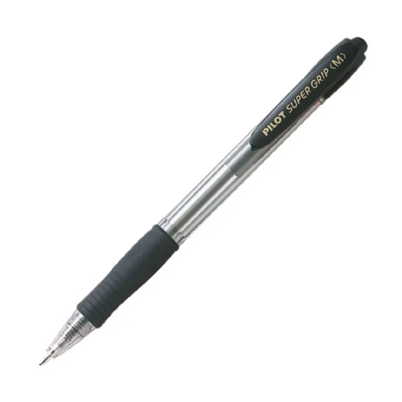 Στυλό Διαρκείας Pilot Super Grip Μαύρο Medium 1.0 mm BPGP-10R-MB