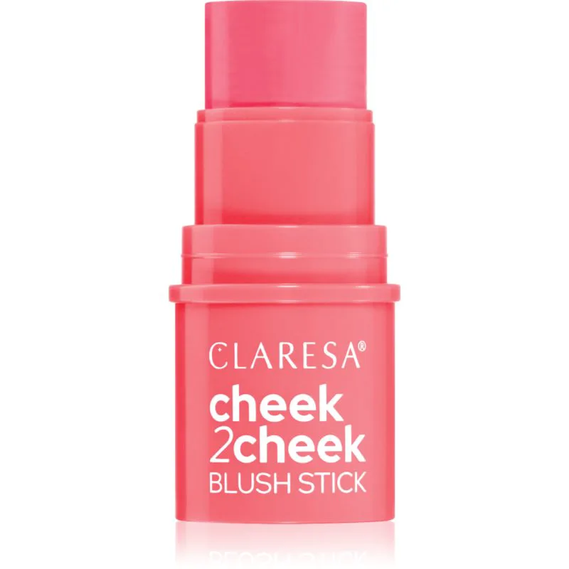 Claresa Cheek 2 Cheek κρεμώδες ρουζ σε στικ απόχρωση 02 Neon Coral 6 γρ