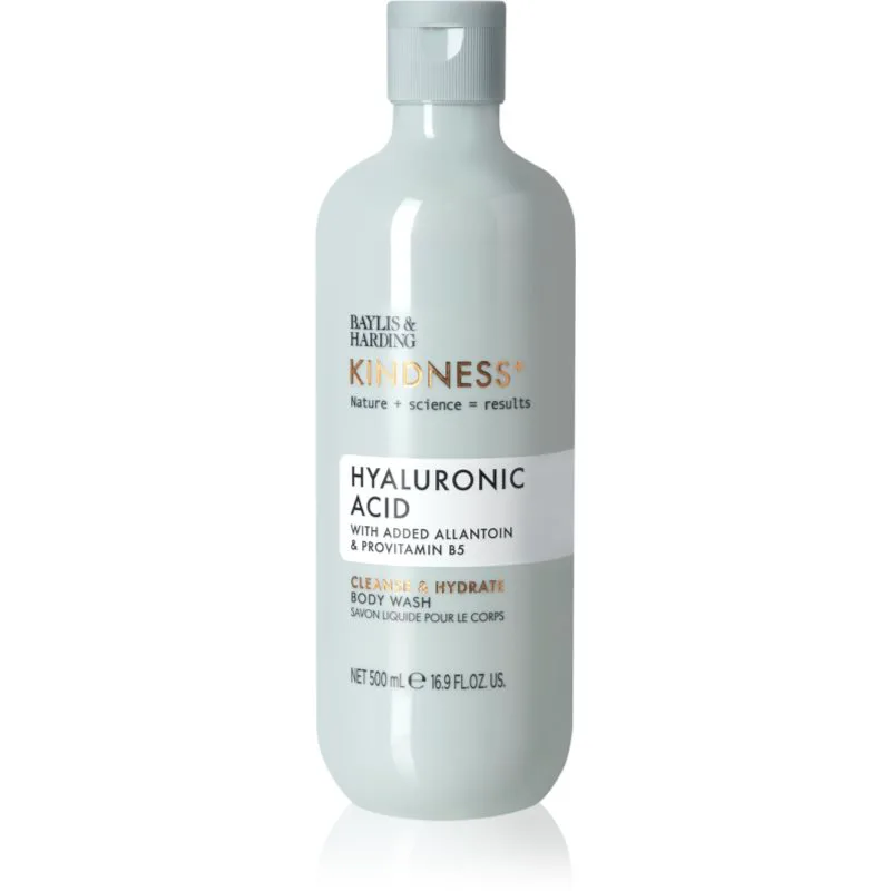 Baylis & Harding Kindness+ Hyaluronic Acid ενυδατικό τζελ ντους αρώματα Pear & Neroli 500 ml