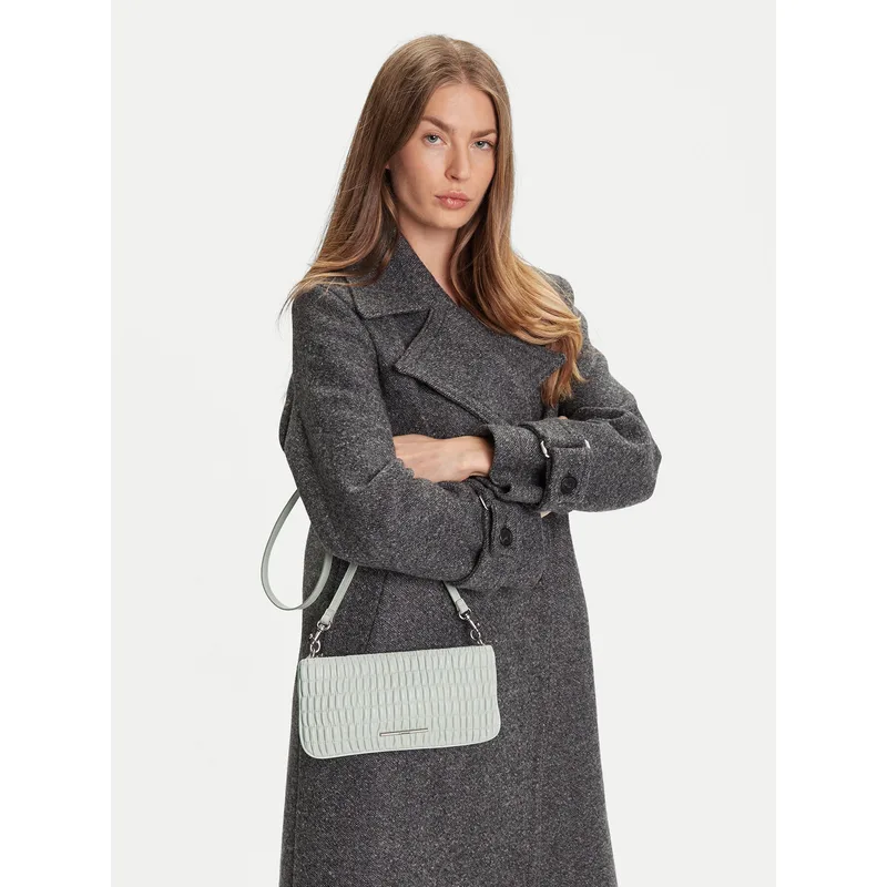 Τσάντα Calvin Klein Jeans Rouched Zip Top Bag LV04K3090G Γκρι
