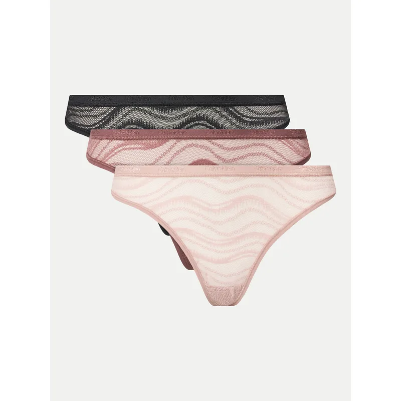 Calvin Klein Underwear Σετ σλιπ κλασικά Bikini 3Pk 000QD5203E Έγχρωμο