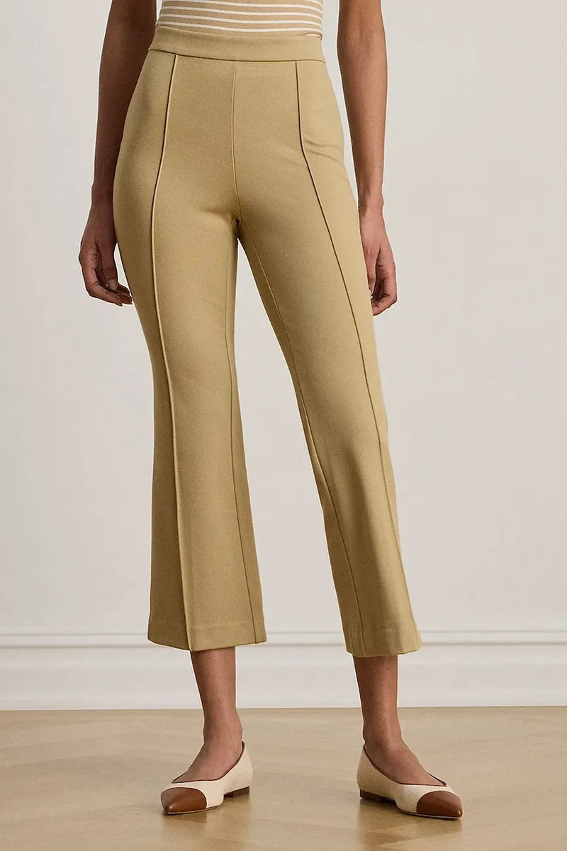 Lauren Ralph Lauren παντελόνι γυναικεία με βισκόζη