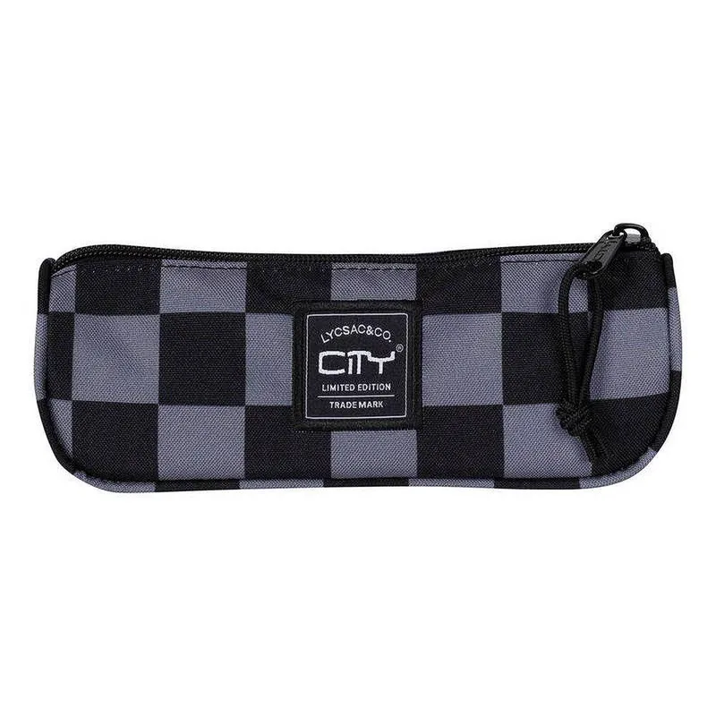 ΚΑΣΕΤΙΝΑ CITY ECLAIR 26499 GREY CHECKERS 1zip