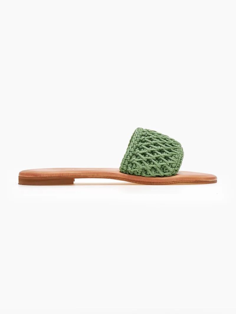 IRIS Crochet Sandals Crochet Band - 23/15PR - Vivid Green