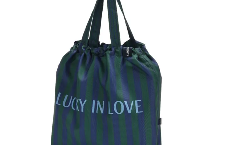 Shopper Bag Stripes Green