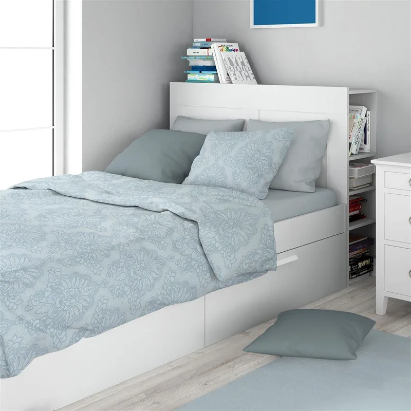 Σετ Σεντόνια Μονά 3 Τεμαχίων Dimcol Άρτεμις 705 160x240 Light Blue-Grey