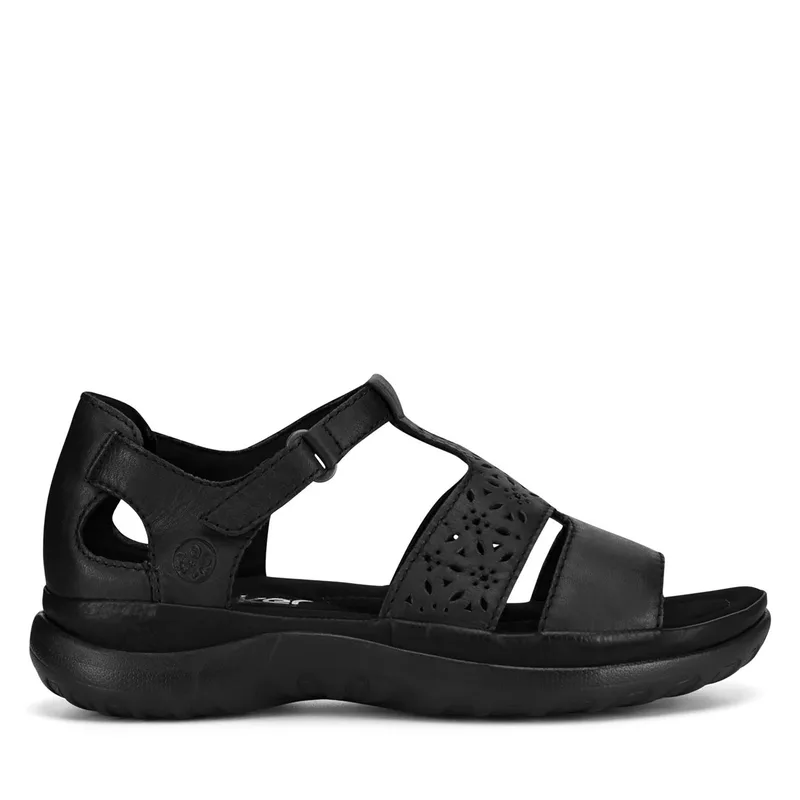 Σανδάλια Rieker 64865-01 Μαύρο