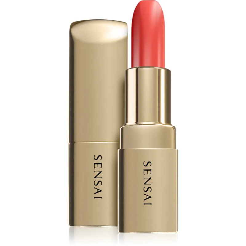 Sensai The Lipstick ενυδατικό κραγιόν απόχρωση 04 Hinageshi Πορτοκαλί 3,5 γρ