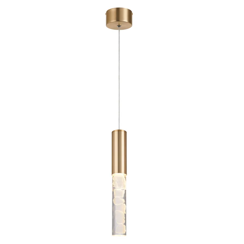 Φωτιστικό Οροφής Μονόφωτο LED 3 CCT Aca Oasis CNP7PGCCT Brass Χρυσό