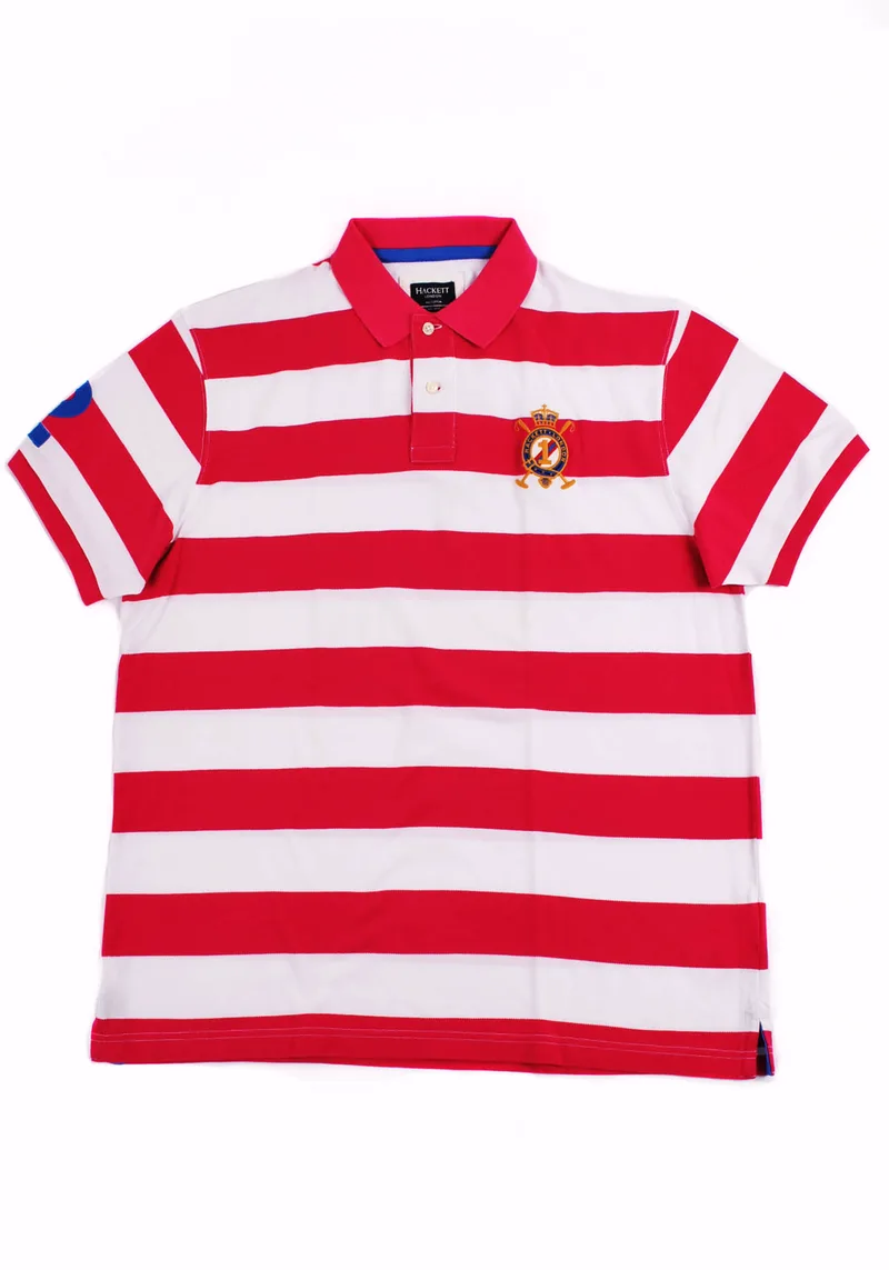 Regular Fit Polo - Ροζ/ White
