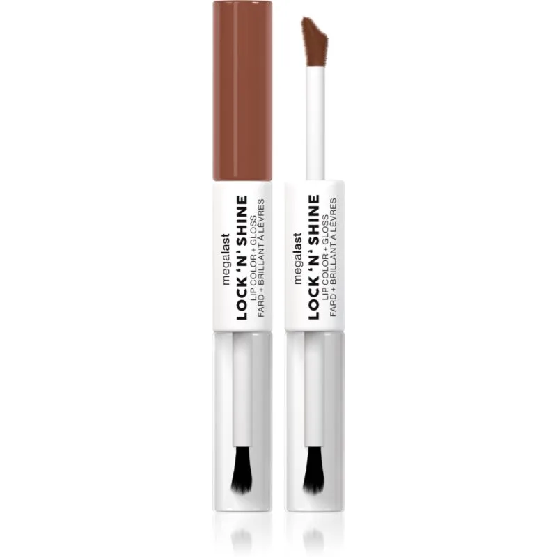 Wet n Wild MegaLast Lock n' Shine μακράς διαρκείας κραγιόν και λιπ γκλος απόχρωση Lotus Petal 8 ml