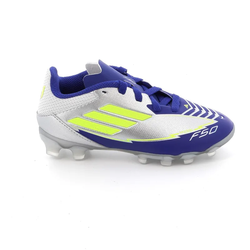 Ποδοσφαιρικό Παπούτσι για Αγόρι Adidas F50 League Fg/mg J Messi Χρώματος Ασημί IH0920
