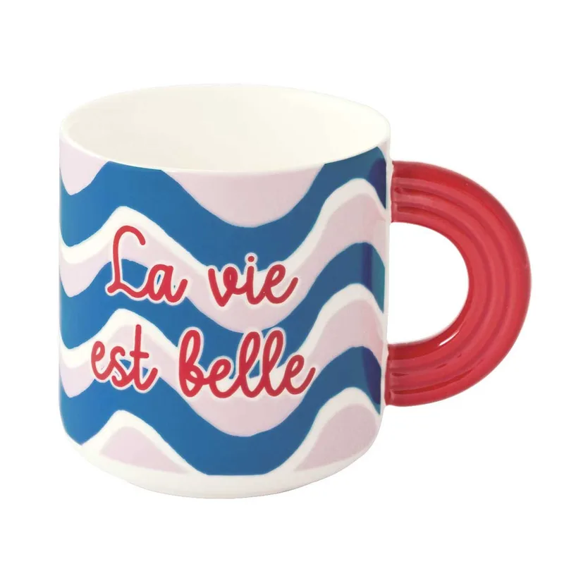 R2S Kούπα Πορσελάνης Energy La Vie Est Belle 350ml