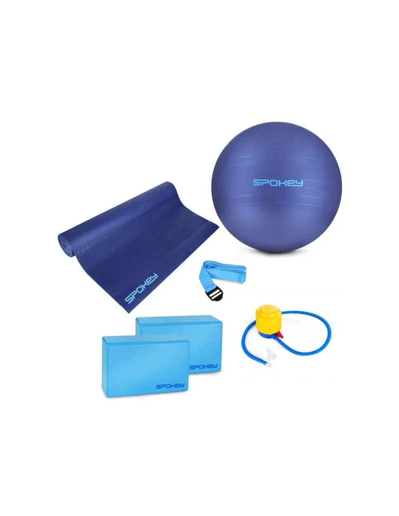 Spokey Set Asteya 928925 Μπάλα Pilates σε Μπλε Χρώμα