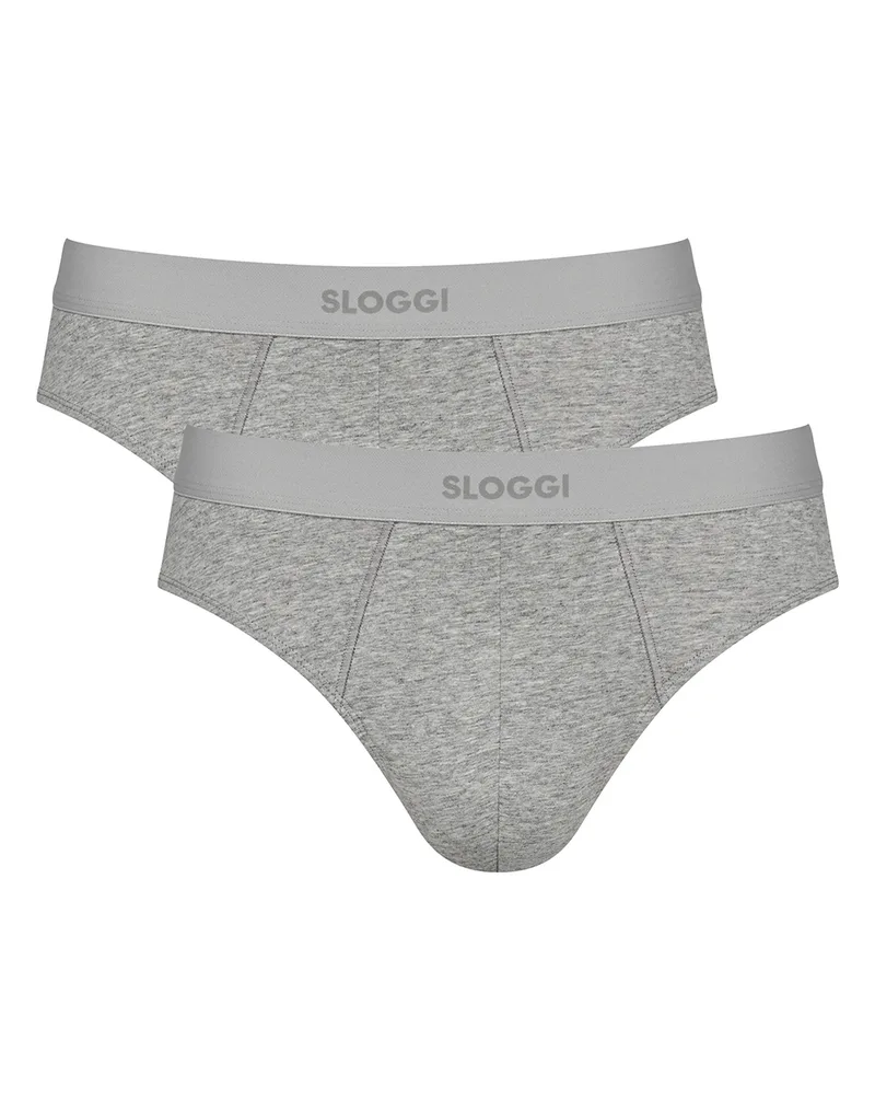 SLOGGI sloggi men EVER Ease Brief 2P 10222378-M034 Gray
