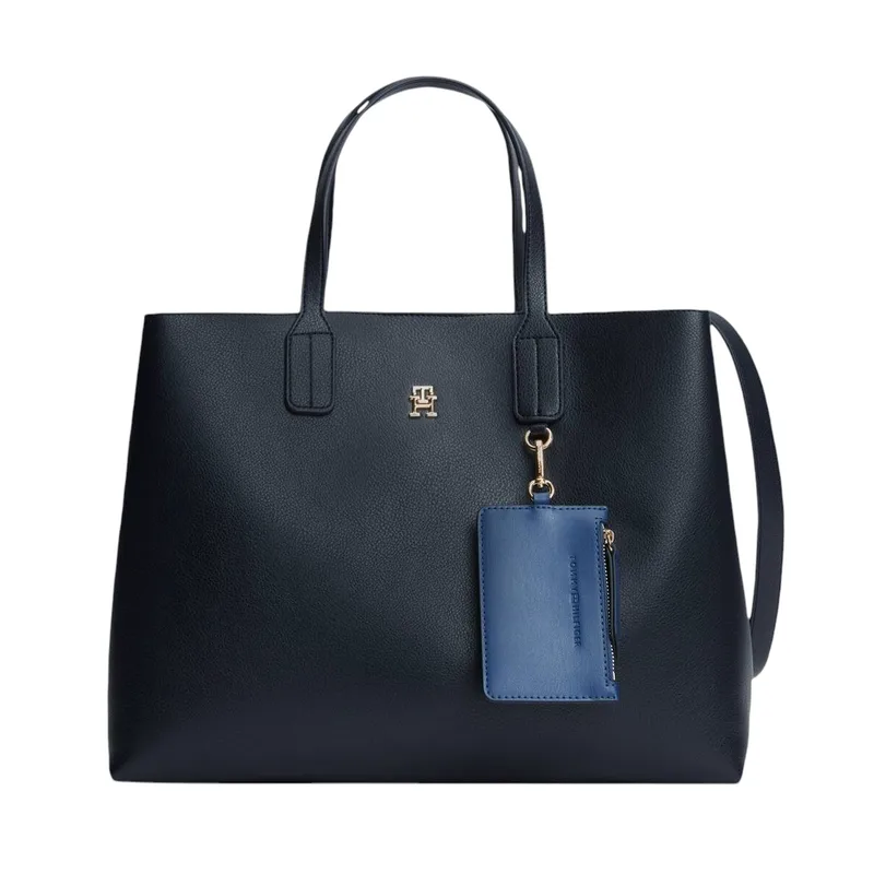 Γυναικεία Τσάντα Χειρός Ώμου Tommy Hilfiger AW0AW18723-DW6 Μπλε