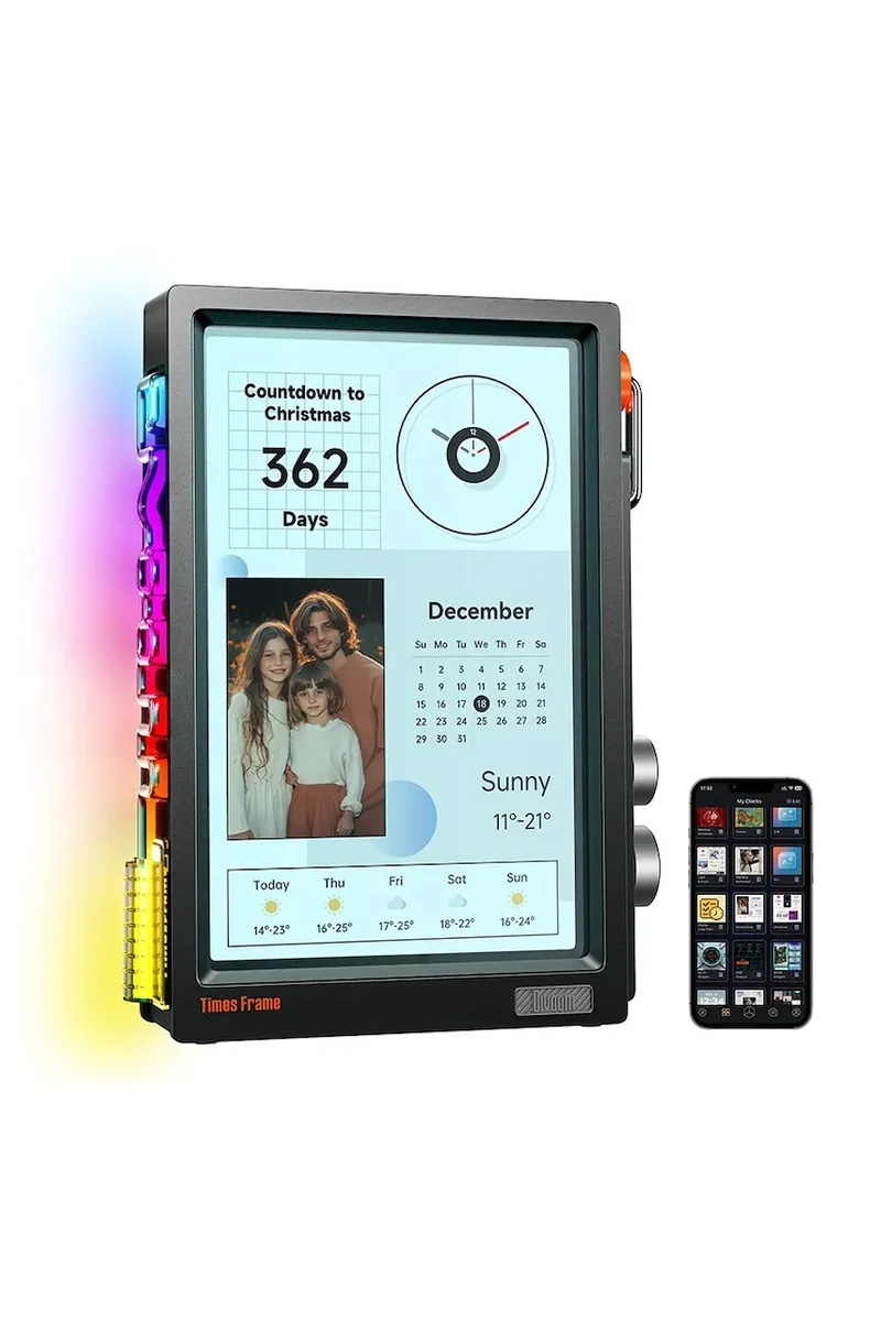 Multimedia οθόνη πληροφοριών Divoom Times Frame 25,4 x 13,97 x 2,51 cm