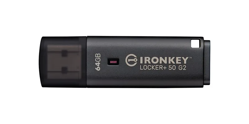 USB-Stick 64GB Kingston IronKey Locker Plus 50 G2