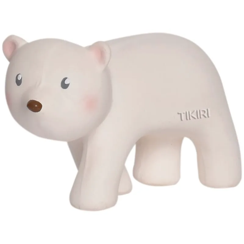 Tikiri Arctic μασητικό με κουδουνίστρα Polar Bear 1 τμχ