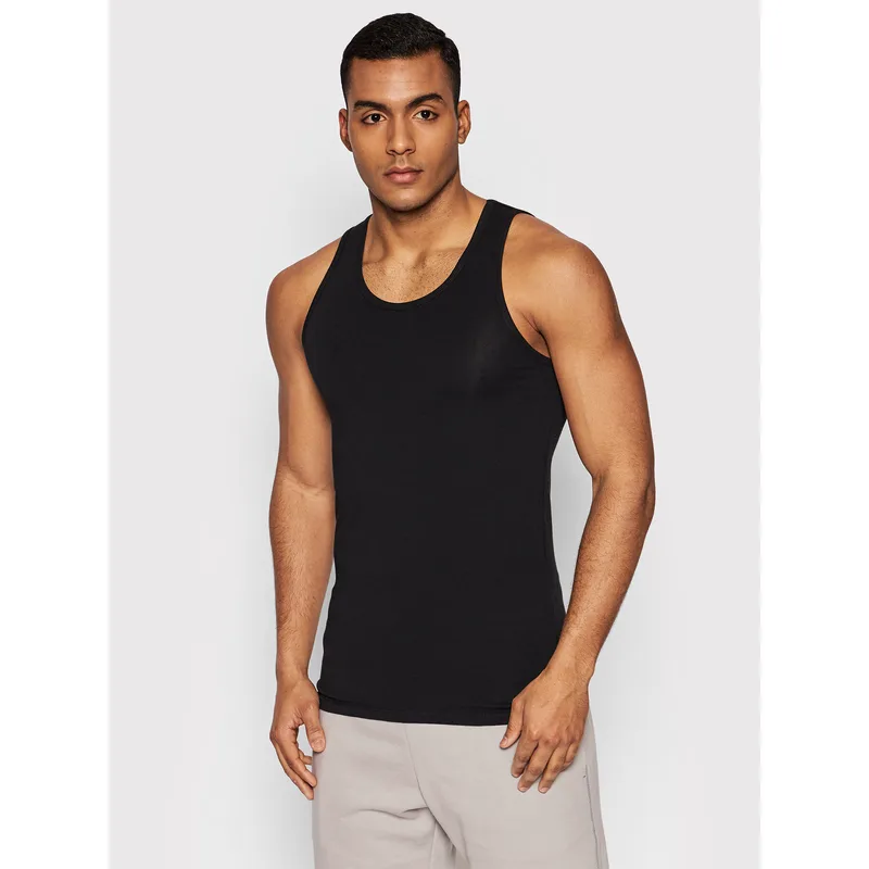 United Colors Of Benetton Tank top 3OP82H257 Μαύρο Regular Fit