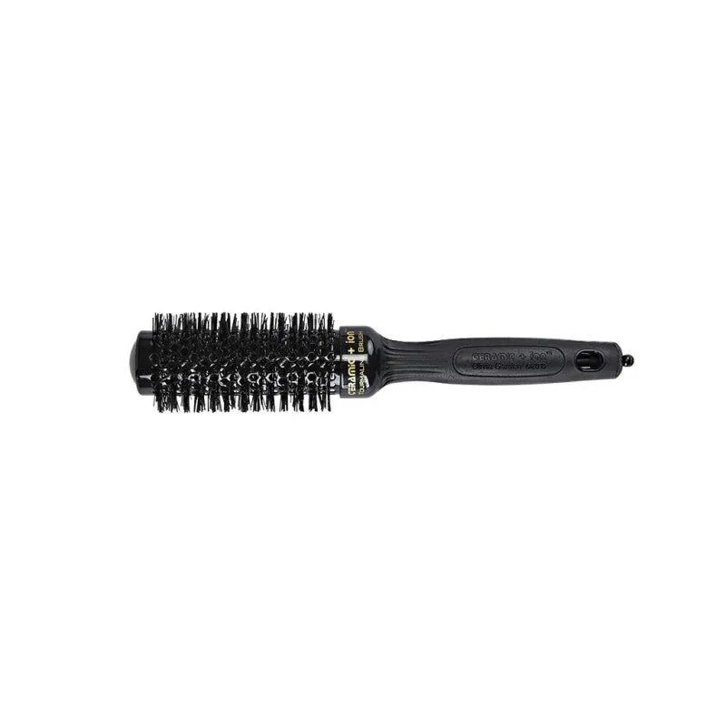 Round brush Olivia Garden Expert Blowout Shine black 35 mm
