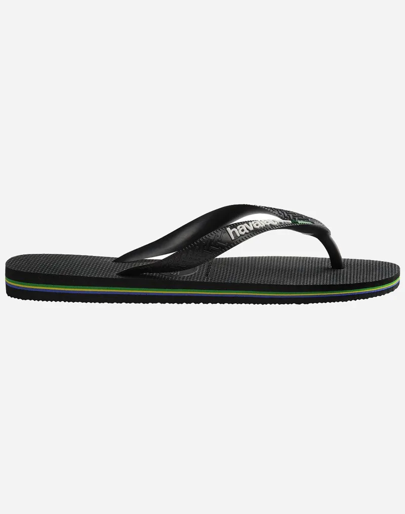 HAVAIANAS BRAZIL LOGO ΣΑΓΙΟΝΑΡΕΣ 4110850-1069 Black