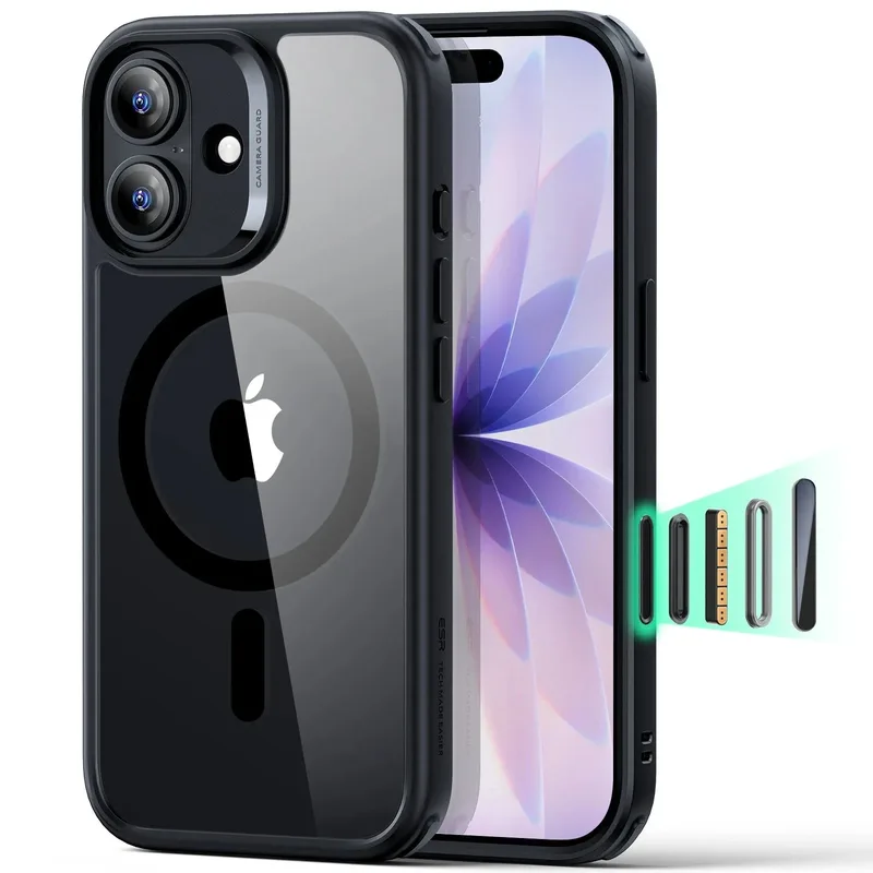 Θήκη ESR Classic Hybrid (Camera Control Button) MagSafe Clear Black iPhone 17