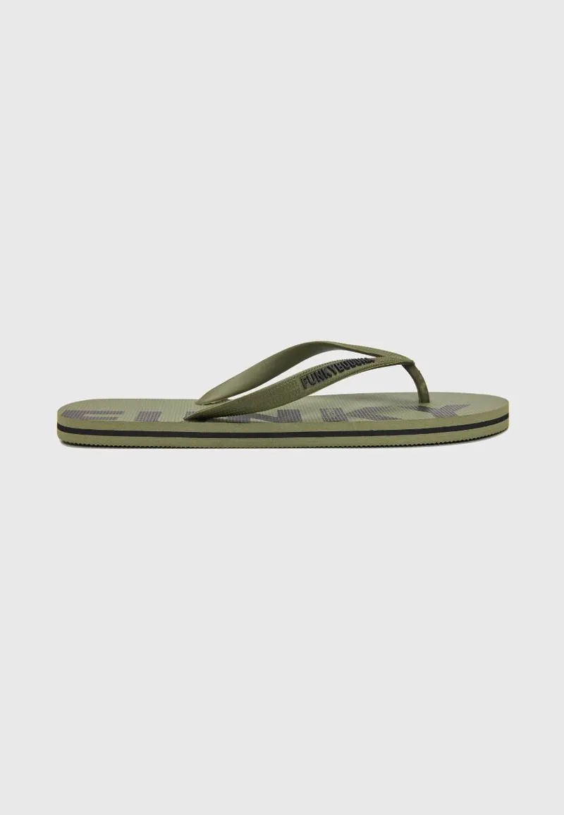 Funky Buddha Ανδρικές σαγιονάρες FBM013-009-08 Χακί