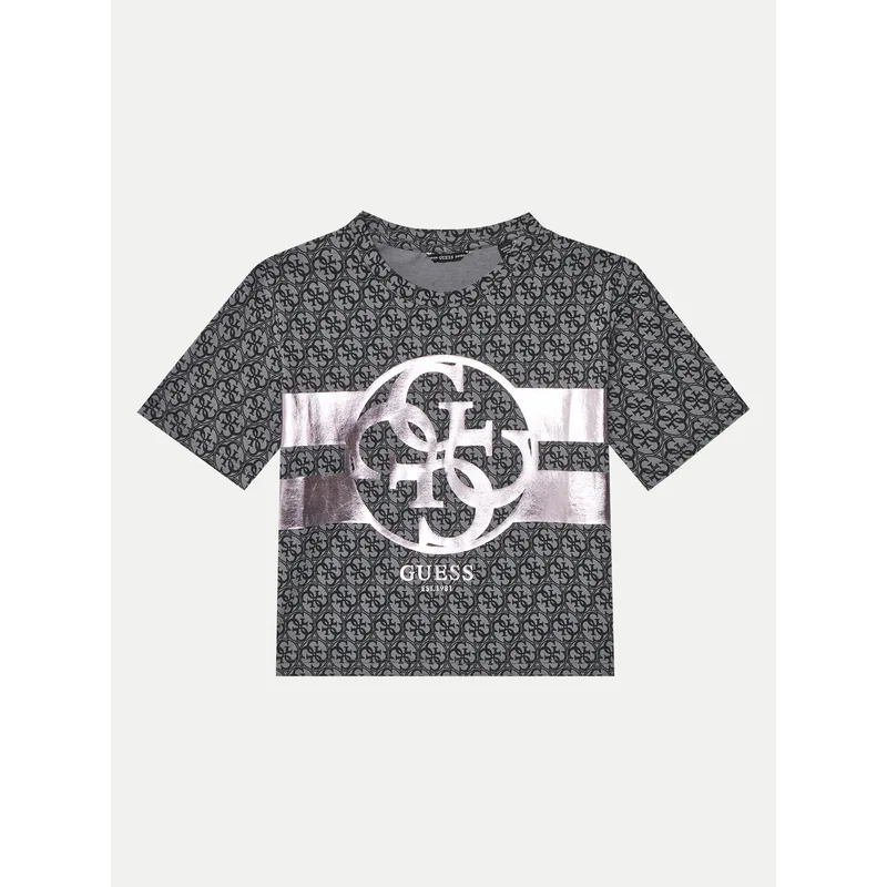 Guess T-Shirt J5RI04 K6YW4 Μαύρο Regular Fit