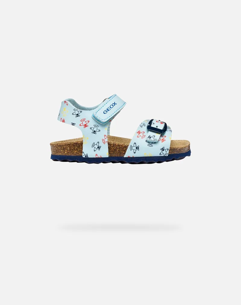 GEOX B S.CHALKI B. A - PR.SYNT.LEA B922QA00004C4003 24-27-C4003 LightBlue