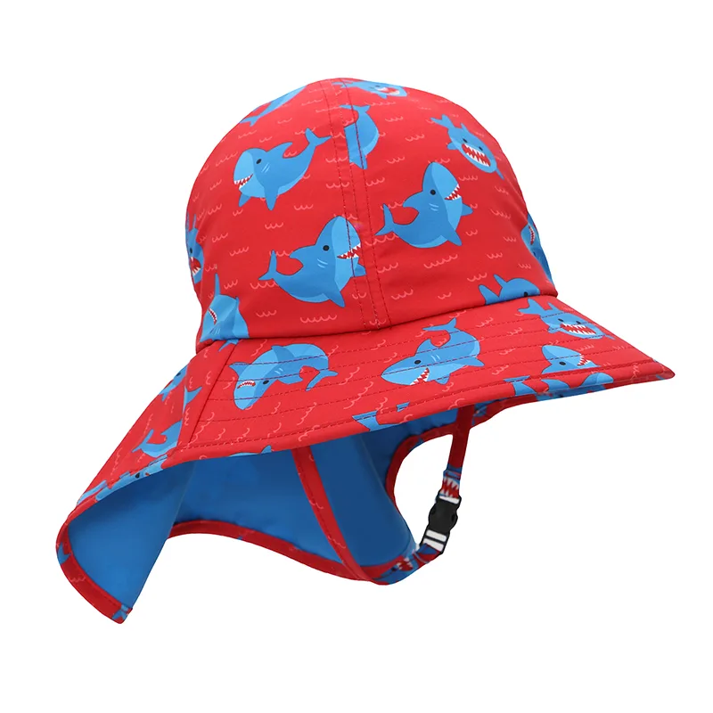 Αντηλιακό Cape Καπέλο 2-4 Ετών UPF50 Sunhat Shark Zoocchini ZOO15052 (Μέγεθος: 2-4 Ετών) - Zoocchini - ZOO15052-2-4Y