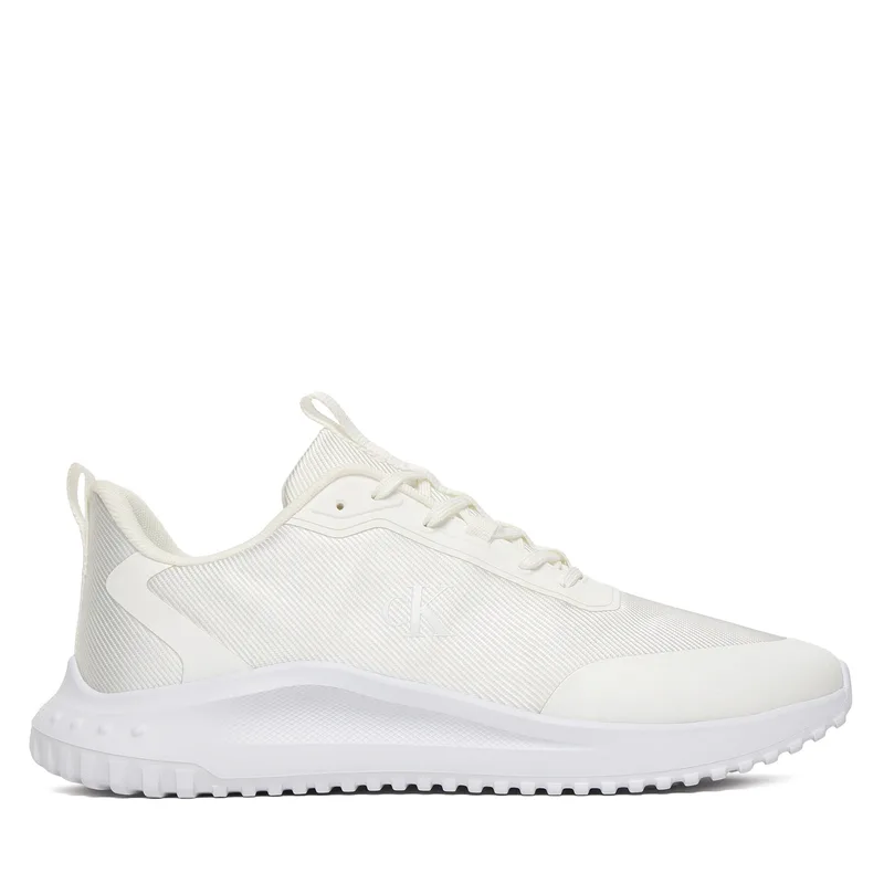 Αθλητικά Calvin Klein Eva Runner Lace Up Mat Mix YM0YM01442 Λευκό