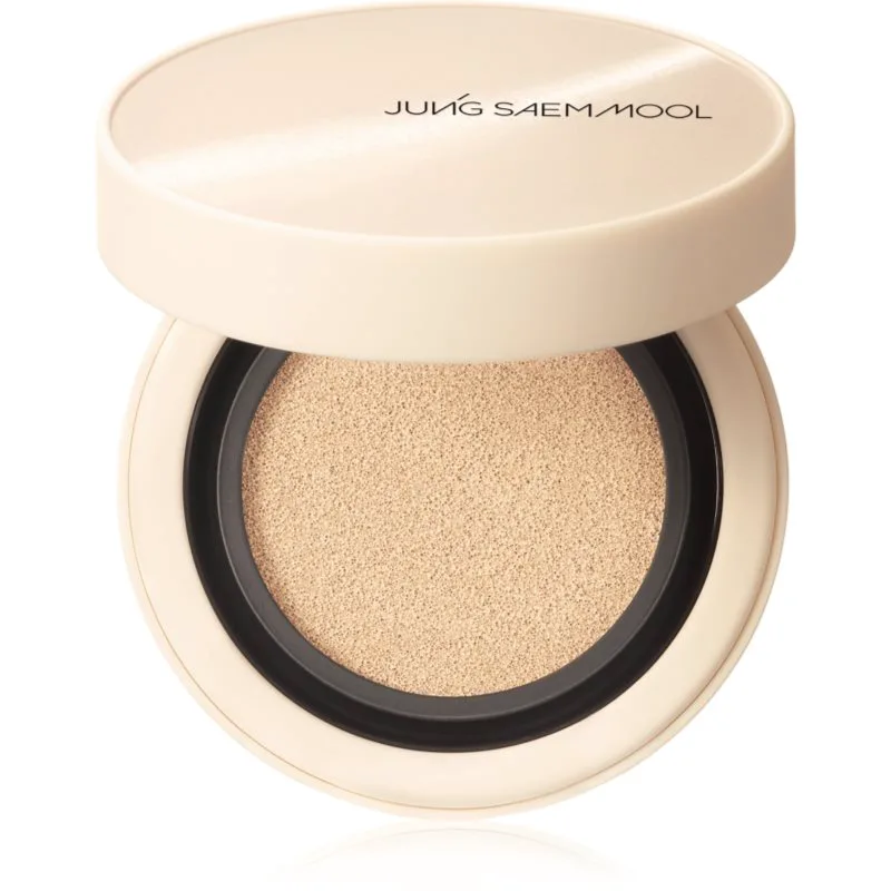 JUNG SAEM MOOL Skin Nuder Cover Layer Cushion ενυδατικό make-up σε σφουγγαράκι + ανταλλακτικό για γέμιισμα απόχρωση Medium 2x14 γρ