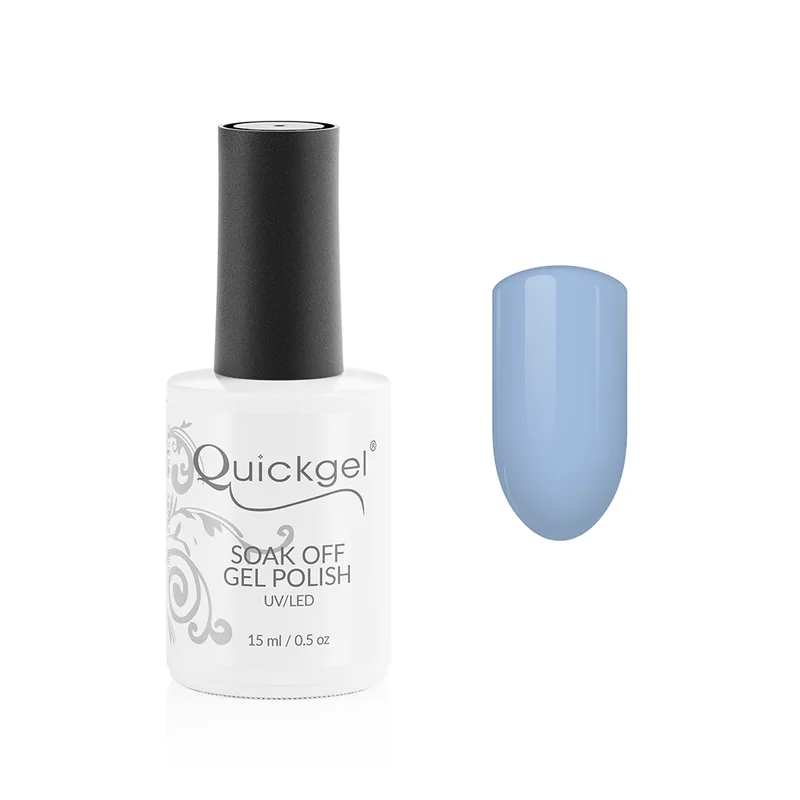 Quickgel Ημιμόνιμο Βερνίκι - No 327 Powder Blue - 15mL