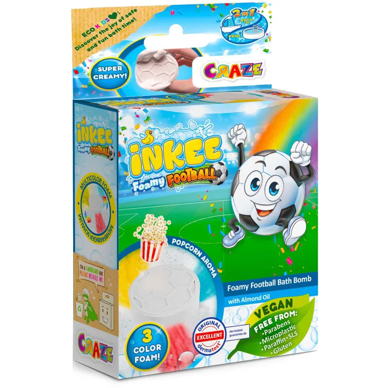 Craze INKEE Foamy Football βόμβα μπάνιου για παιδιά 1 τμχ