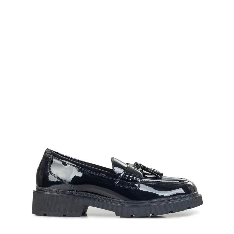 Μοκασίνια-Μπαλαρίνες γυναικείες Clarks Μαύρο 26184491 Lauryl Tassel 261