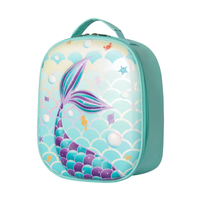 Kids 3D Insulated Lunch Box Bag- Mermaid Tail