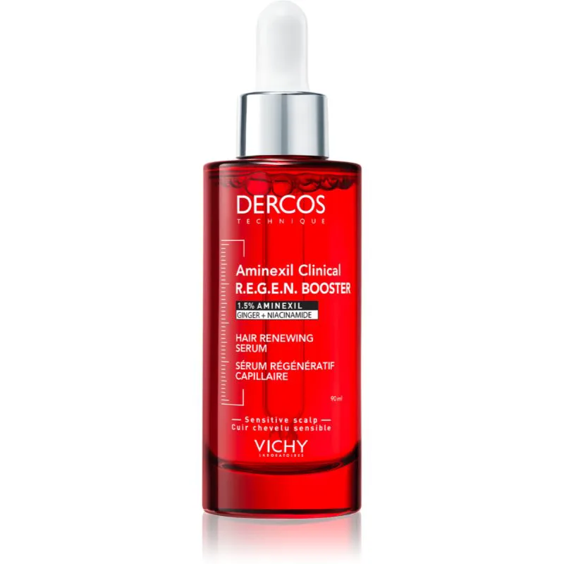 Vichy Dercos Aminexil Clinical R.E.G.E.N. Booster δυναμωτικός και αναγεννητικός ορός για τα μαλλιά για την αντιμετώπιση της τριχόπτωσης 90 ml