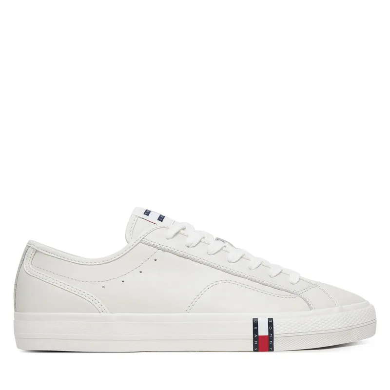 Αθλητικά Tommy Jeans Archive Vulc. Y2K Long Lace EM0EM01676 Εκρού