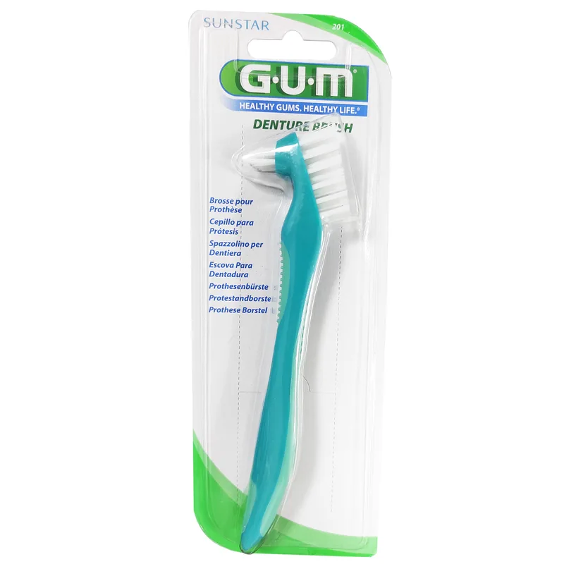 Gum Denture Brush Οδοντόβουρτσα για Τεχνητή Οδοντοστοιχία 1 Τεμάχιο - Πράσινο