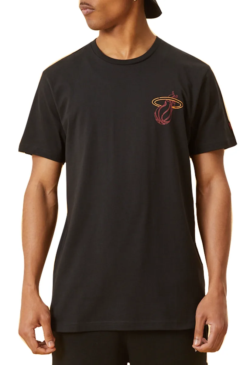 Μπλούζα Κοντομάνικη New Era Chicago Bulls NBA Neon Graphic 12893098-001 Ανδρικό