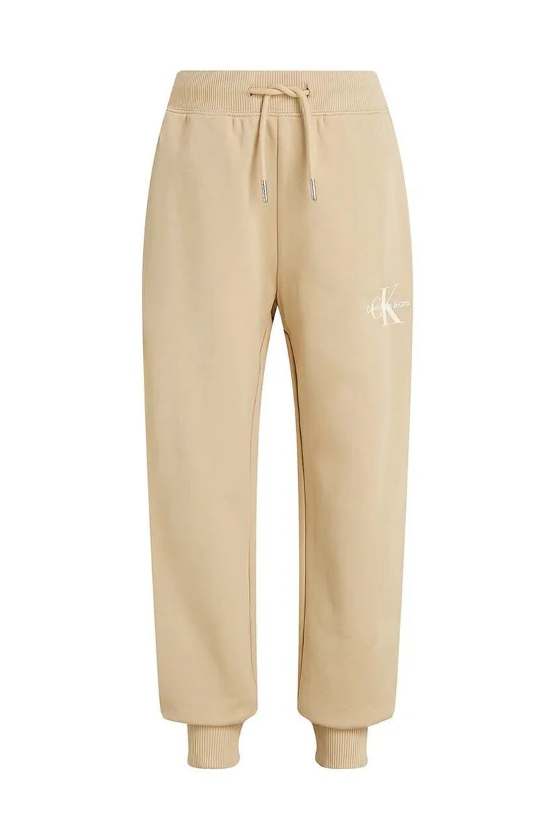 Παιδικό βαμβακερό παντελόνι Calvin Klein Jeans MONOGRAM LOGO